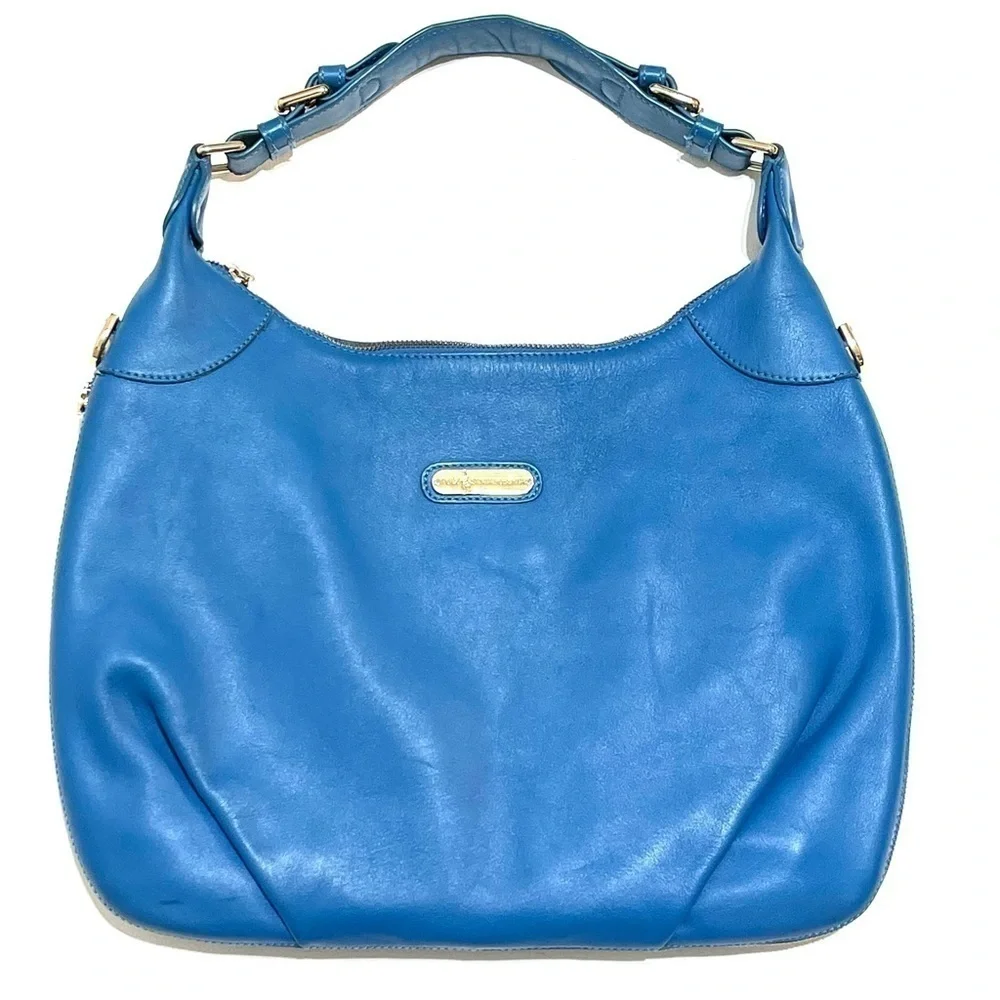 Polo Santa Roberta Woman Blue Hobo Shoulder Purse